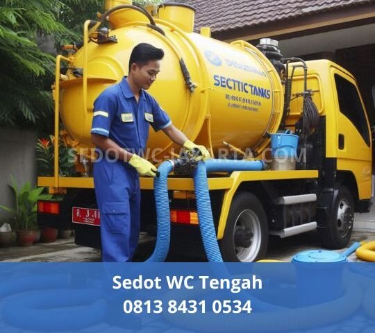 Sedot WC Tengah