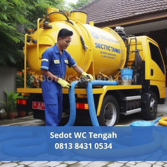 Sedot WC Tengah